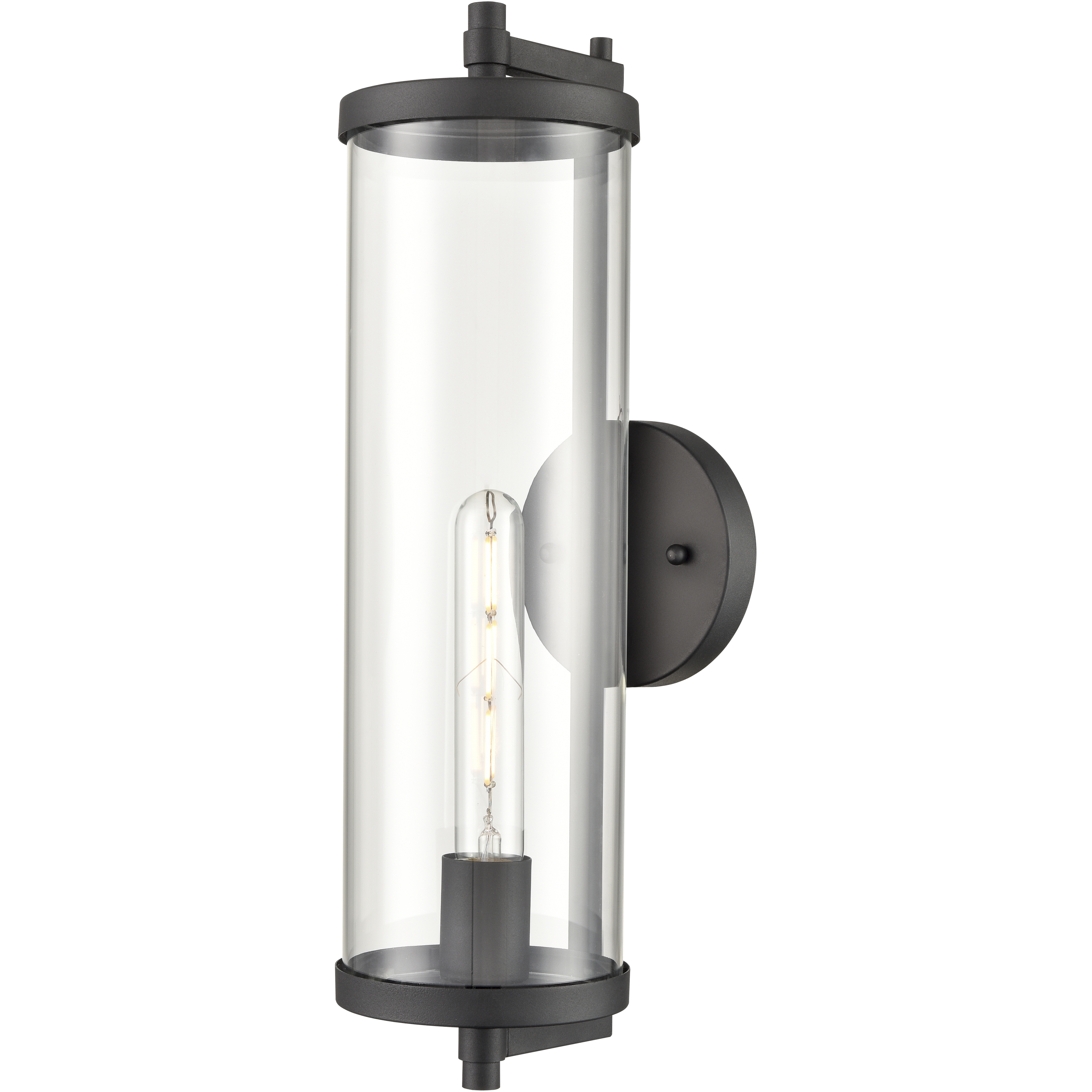 Beckham 1 Light 18 inch Textured Black Outdoor Wall Sconce
